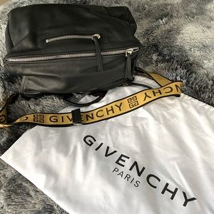 GIVENCHY Large Black Leather Pandora Bag